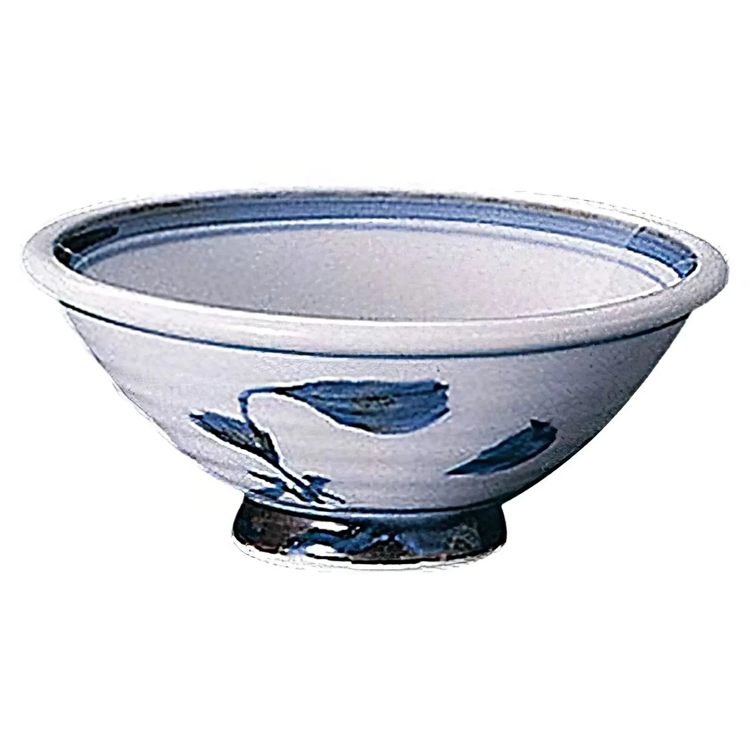 TKG Seto Ware Ceramic Rice Bowl Tamabuchi-hanae 12.5cm 3 TKG Seto Ware Ceramic Rice Bowl Tamabuchi-hanae 12.5cm