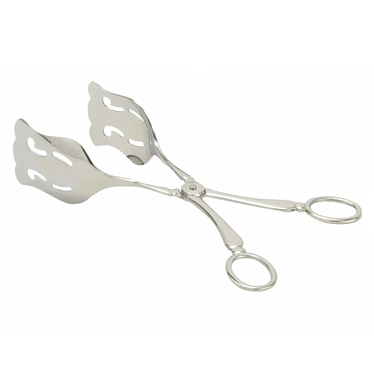 TKG Stainless Steel Perforated Pastry Tongs 3 TKG Stainless Steel Perforated Pastry Tongs