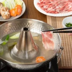 Takekoshi Stainless Steel Shabu Shabu Hot Pot Kiko 9 Takekoshi Stainless Steel Shabu Shabu Hot Pot Kiko -Kitchen Utensils Store TakekoshiStainlessSteelShabuShabuHotPotKiko 2