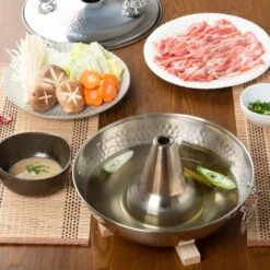 Takekoshi Stainless Steel Shabu Shabu Hot Pot Kiko 11 Takekoshi Stainless Steel Shabu Shabu Hot Pot Kiko -Kitchen Utensils Store TakekoshiStainlessSteelShabuShabuHotPotKiko 4