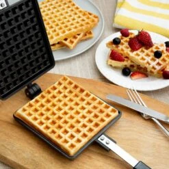 Tamaki Die-Cast Aluminum Waffle Iron -Kitchen Utensils Store TamakiDie CastAluminumWaffleIron 4