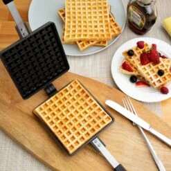 Tamaki Die-Cast Aluminum Waffle Iron -Kitchen Utensils Store TamakiDie CastAluminumWaffleIron 6