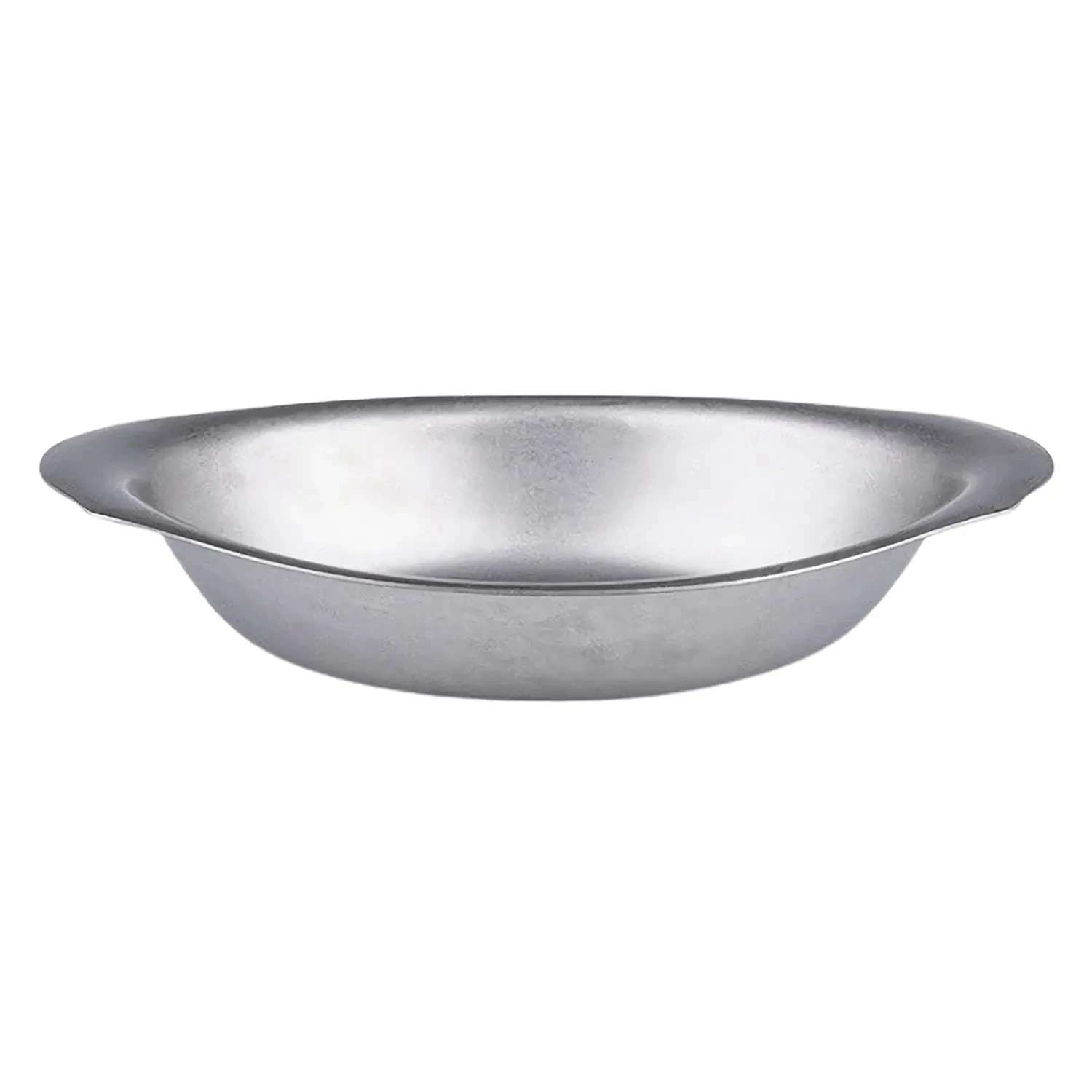 VINTAGE INOX Stainless Steel Small Curry Plate 3 VINTAGE INOX Stainless Steel Small Curry Plate