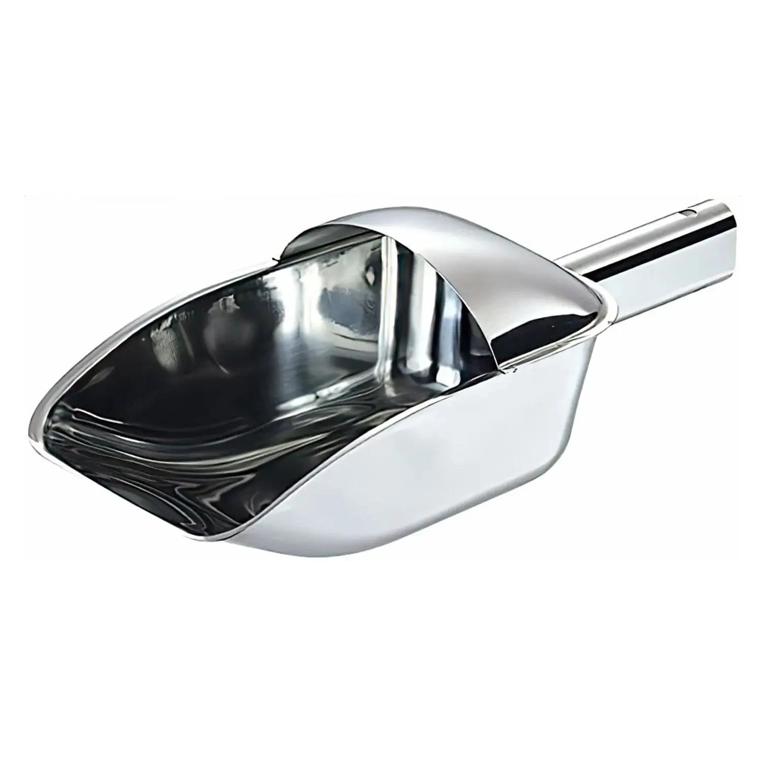 Wadasuke Stainless Steel Ice Scoop With Anti-spill Guard 3 Wadasuke Stainless Steel Ice Scoop With Anti-spill Guard