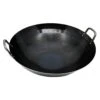 Yamada Hammered Iron Double-Handle Deep Wok (1.2mm Thickness) 2 Yamada Hammered Iron Double-Handle Deep Wok (1.2mm Thickness) -Kitchen Utensils Store YamadaHammeredIronDouble HandleDeepWok 1.2mmThickness 1