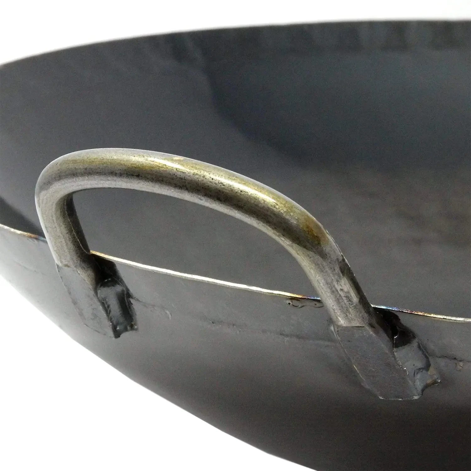 Yamada Hammered Iron Welded Double-Handle Wok (1.2mm Thickness) 5 Yamada Hammered Iron Welded Double-Handle Wok (1.2mm Thickness) - Image 3