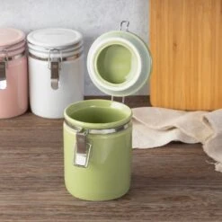 ZERO JAPAN Mino Ware Ceramic Tea Canister 100 20 ZERO JAPAN Mino Ware Ceramic Tea Canister 100 -Kitchen Utensils Store ZEROJAPANMinoWareCeramicTeaCanister100 2