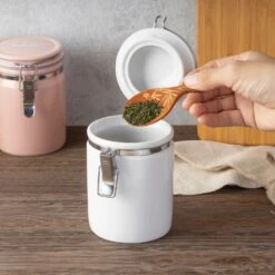 ZERO JAPAN Mino Ware Ceramic Tea Canister 100 19 ZERO JAPAN Mino Ware Ceramic Tea Canister 100 -Kitchen Utensils Store ZEROJAPANMinoWareCeramicTeaCanister100 3