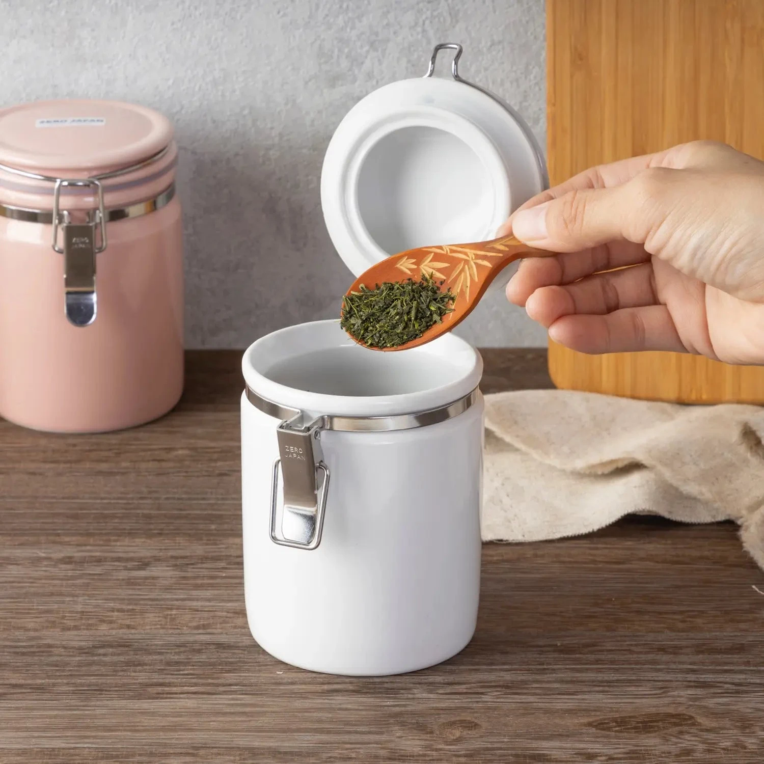 ZERO JAPAN Mino Ware Ceramic Tea Canister 100 10 ZERO JAPAN Mino Ware Ceramic Tea Canister 100 - Image 8