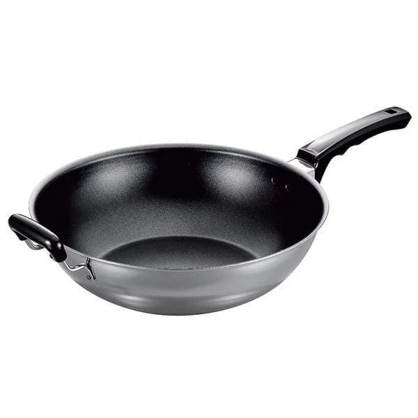 Fujinos 3-Ply Stainless Steel Non-Stick Induction Wok 31cm 3 Fujinos 3-Ply Stainless Steel Non-Stick Induction Wok 31cm