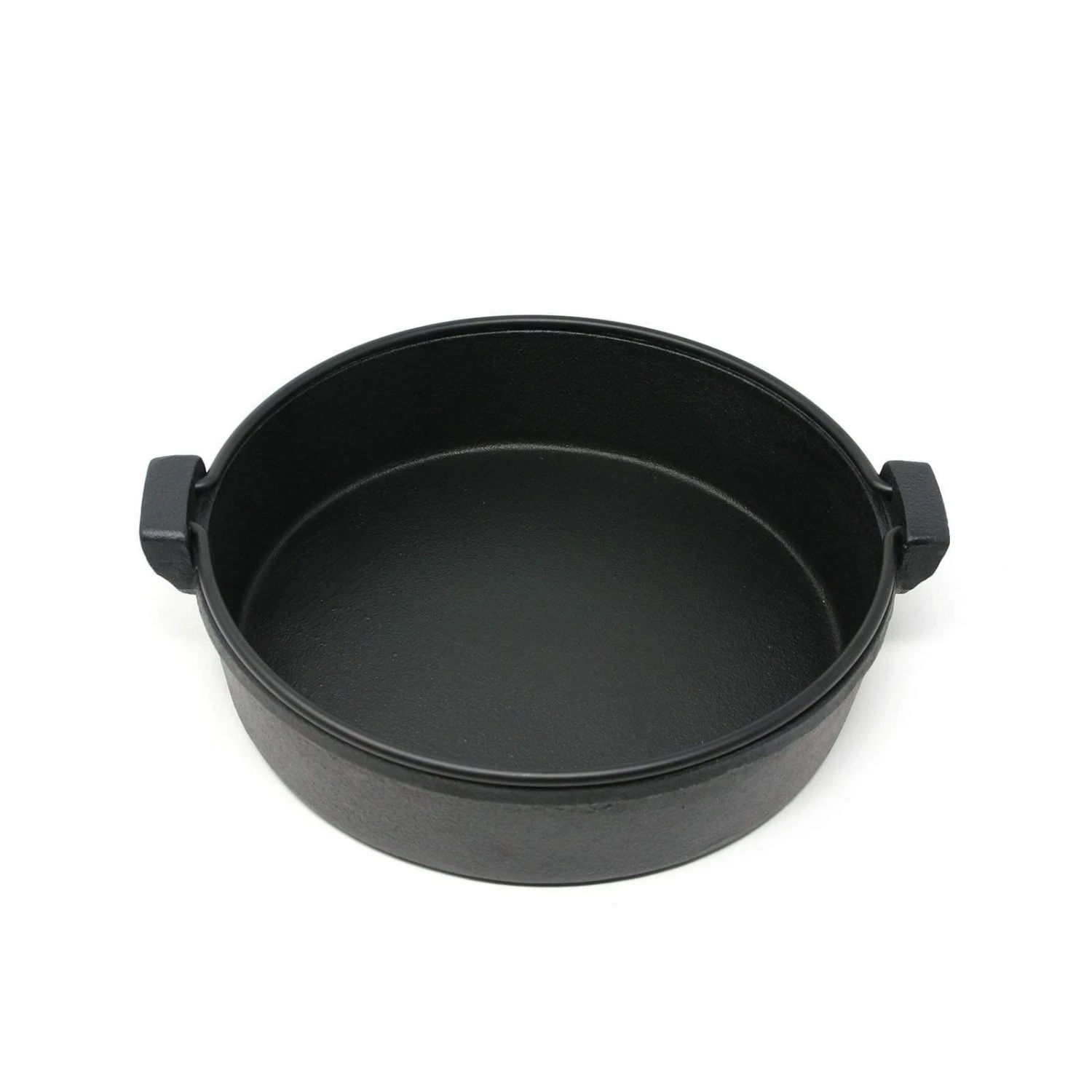Ikenaga Induction Cast-Iron Sukiyaki Pan With Double Carrying Handles 6 Ikenaga Induction Cast-Iron Sukiyaki Pan With Double Carrying Handles - Image 4