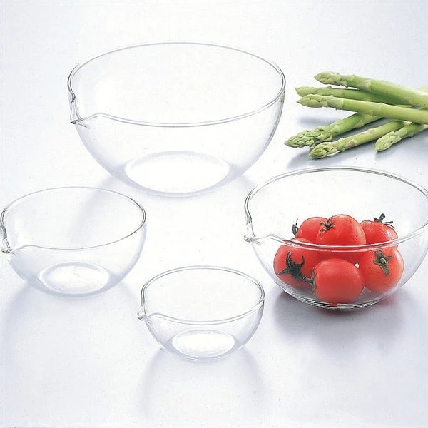 Iwaki Heat Resistant Glass Lipped Bowl 5 Iwaki Heat Resistant Glass Lipped Bowl - Image 3