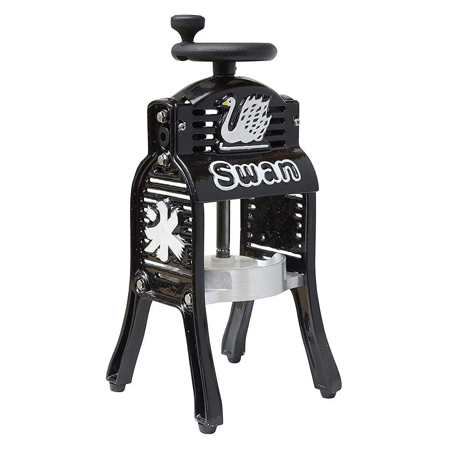 Swan Cast Iron Manual Shaved Ice Machine Black 3 Swan Cast Iron Manual Shaved Ice Machine Black