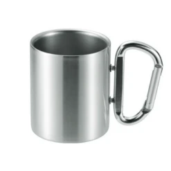 Takeda Stainless Steel Double-Wall Insulated Mug With Karabiner Handle 240ml 10 Takeda Stainless Steel Double-Wall Insulated Mug With Karabiner Handle 240ml -Kitchen Utensils Store takeda stainless steel double wall insulated mug with karabiner handle 240ml 5 colours silver mugs 27376654415
